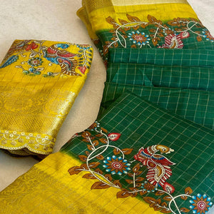 green-floral-printed-dola-silk-saree-with-sequins-border-8