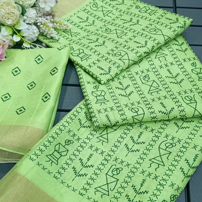 green-digital-printed-dola-silk-saree-with-jacquard-zari-board