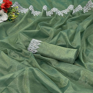 green-stone-work-embroidered-twill-gold-net-saree