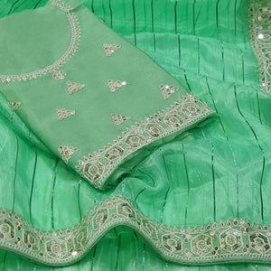 green-sequins-embroidered-organza-saree