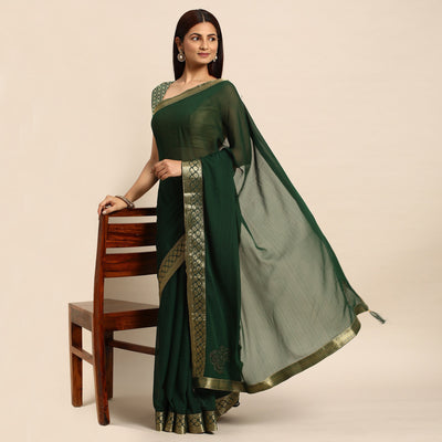 green-swarovski-work-chiffon-saree-with-zari-border
