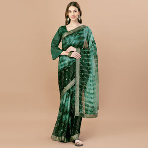 green-zari-work-chiffon-saree-lace-border-1