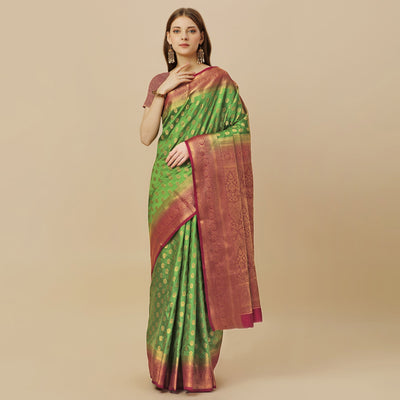 green-woven-dola-silk-saree