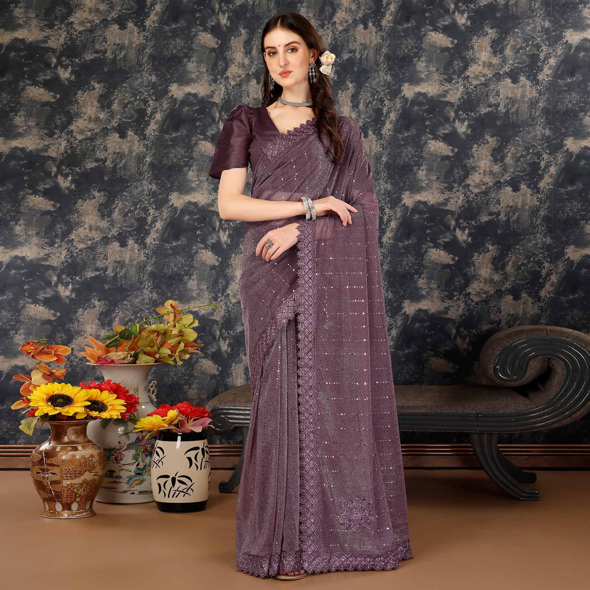 grape-purple-tikali-with-floral-embroidered-lycra-saree