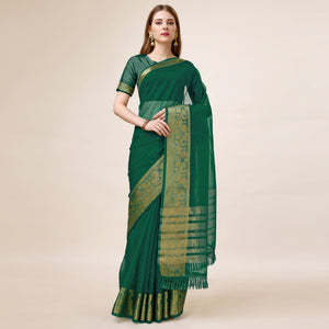 green-swarovski-work-organza-saree-with-tassels