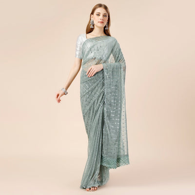 green-tikki-wor-lycra-saree-with-embroidered-border
