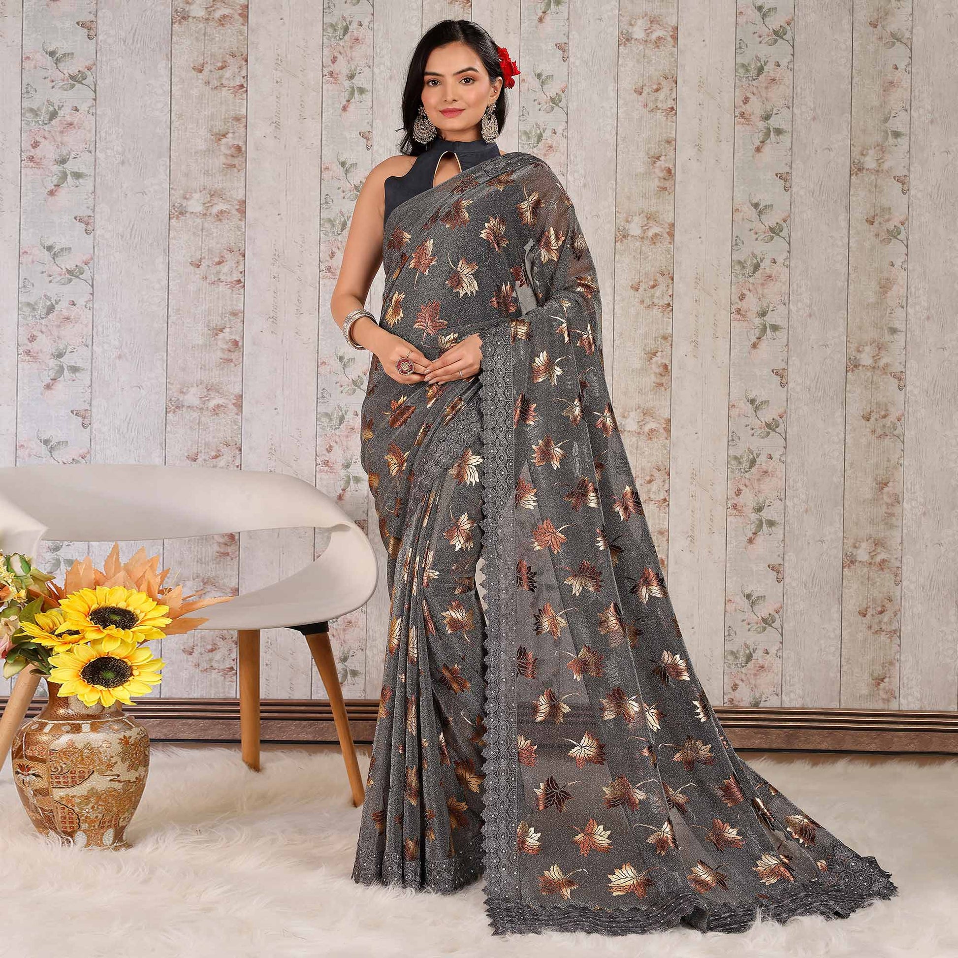 grey-foil-printed-lycra-saree-with-embroidered-lace-border-1