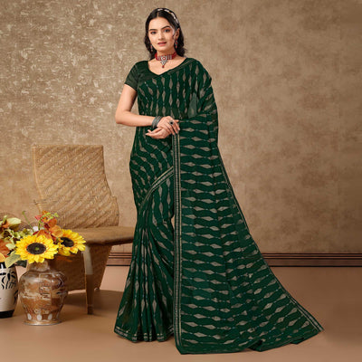 green-foil-printed-chiffon-saree-with-lace-border-6