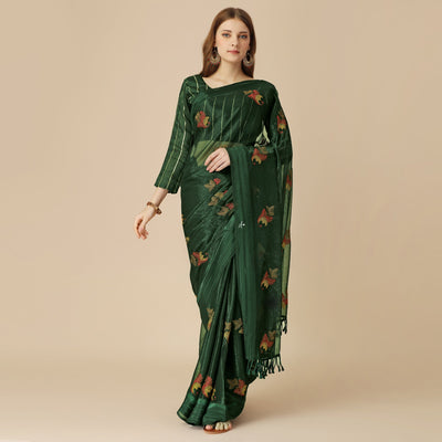 green-floral-embroidered-chiffon-saree-with-with-tassels