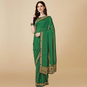 green-foil-printed-with-swarovski-vichitra-silk-saree