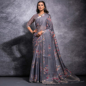 grey-digital-printed-linen-saree-with-woven-border