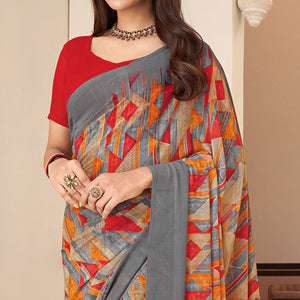 grey-geometric-printed-georgette-saree-1