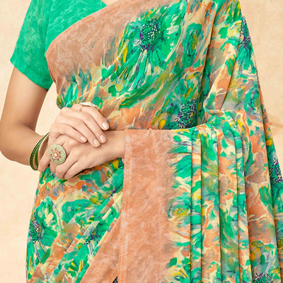 green-floral-printed-georgette-saree-17