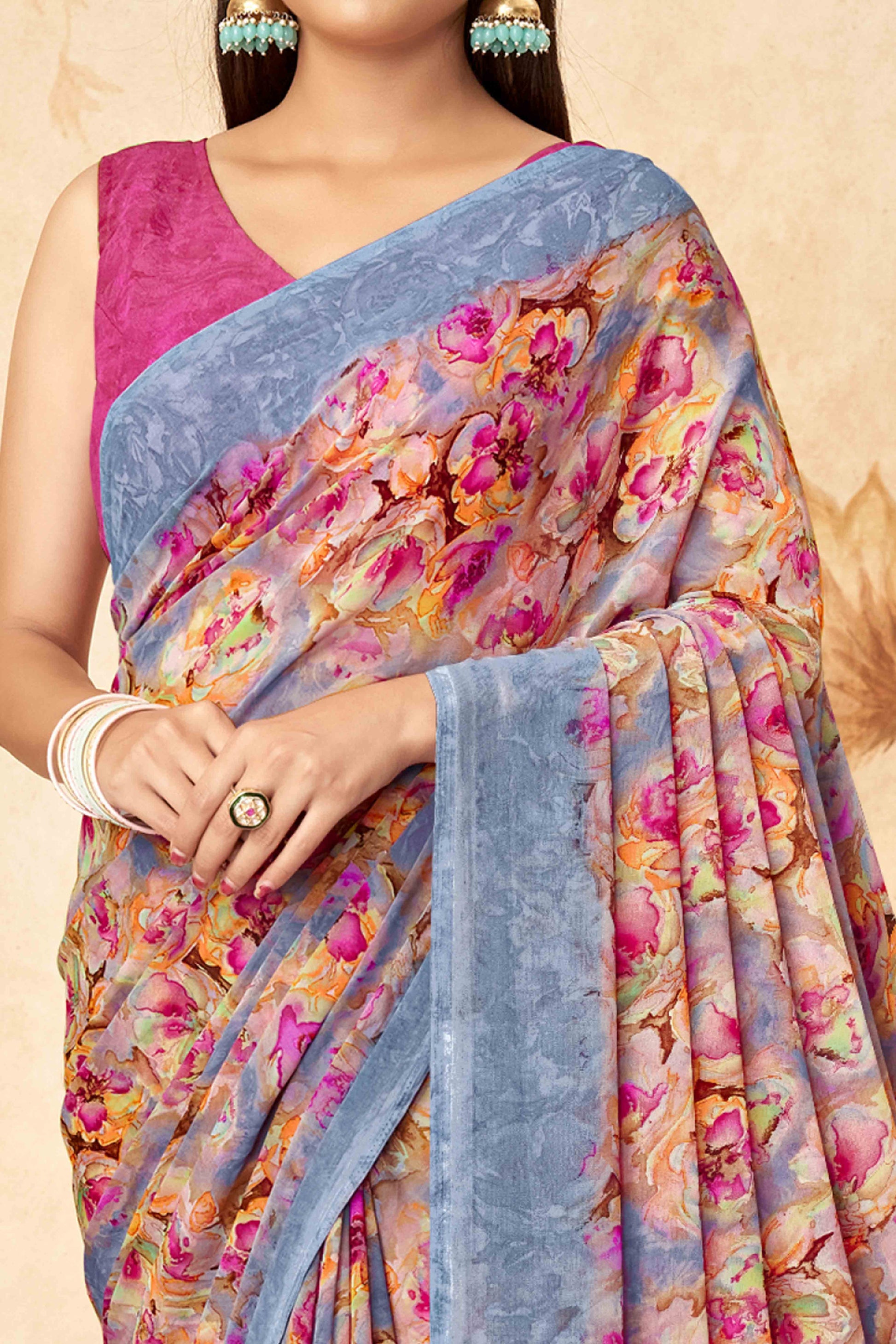 grey-floral-printed-georgette-saree-17