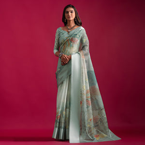 grey-floral-digital-printed-linen-saree-with-woven-border