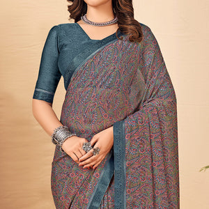 grey-floral-printed-chiffon-saree-with-lace-border-2