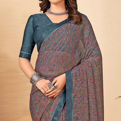 grey-floral-printed-chiffon-saree-with-lace-border-2