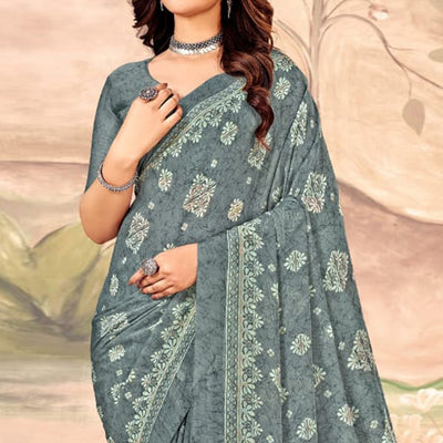 grey-floral-printed-chiffon-saree-6