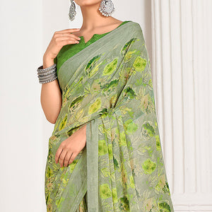 green-floral-printed-chiffon-saree-14