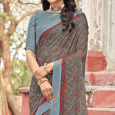 grey-floral-printed-chiffon-saree-2