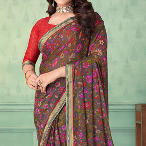 grey-floral-printed-chiffon-saree-with-lace-border