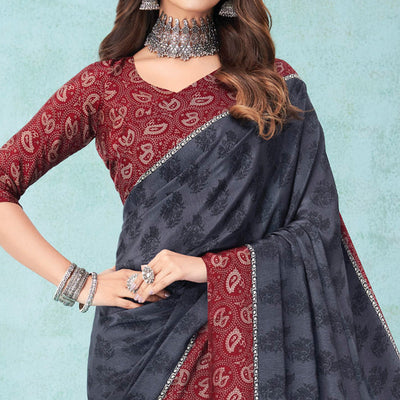 grey-floral-printed-crepe-silk-saree
