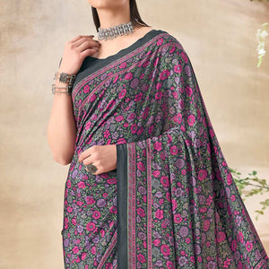 grey-floral-printed-crepe-saree-1