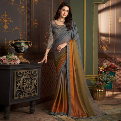 grey-mustard-embroidered-chiffon-ombre-saree