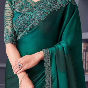green-sequins-embroidered-satin-saree-4