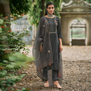grey-floral-embroidered-cotton-silk-suit-1