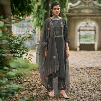 grey-floral-embroidered-cotton-silk-suit-1