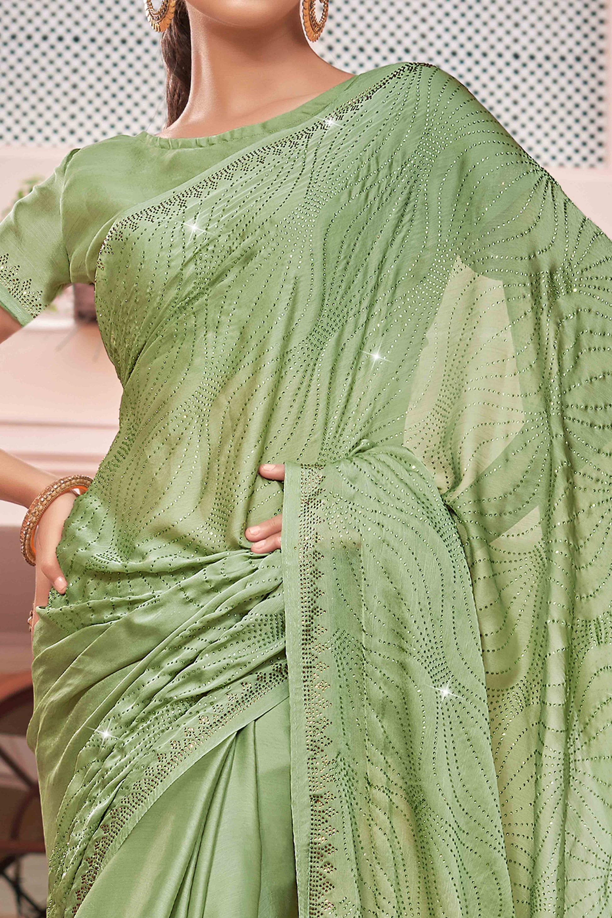 green-swarovski-work-embroidered-satin-saree