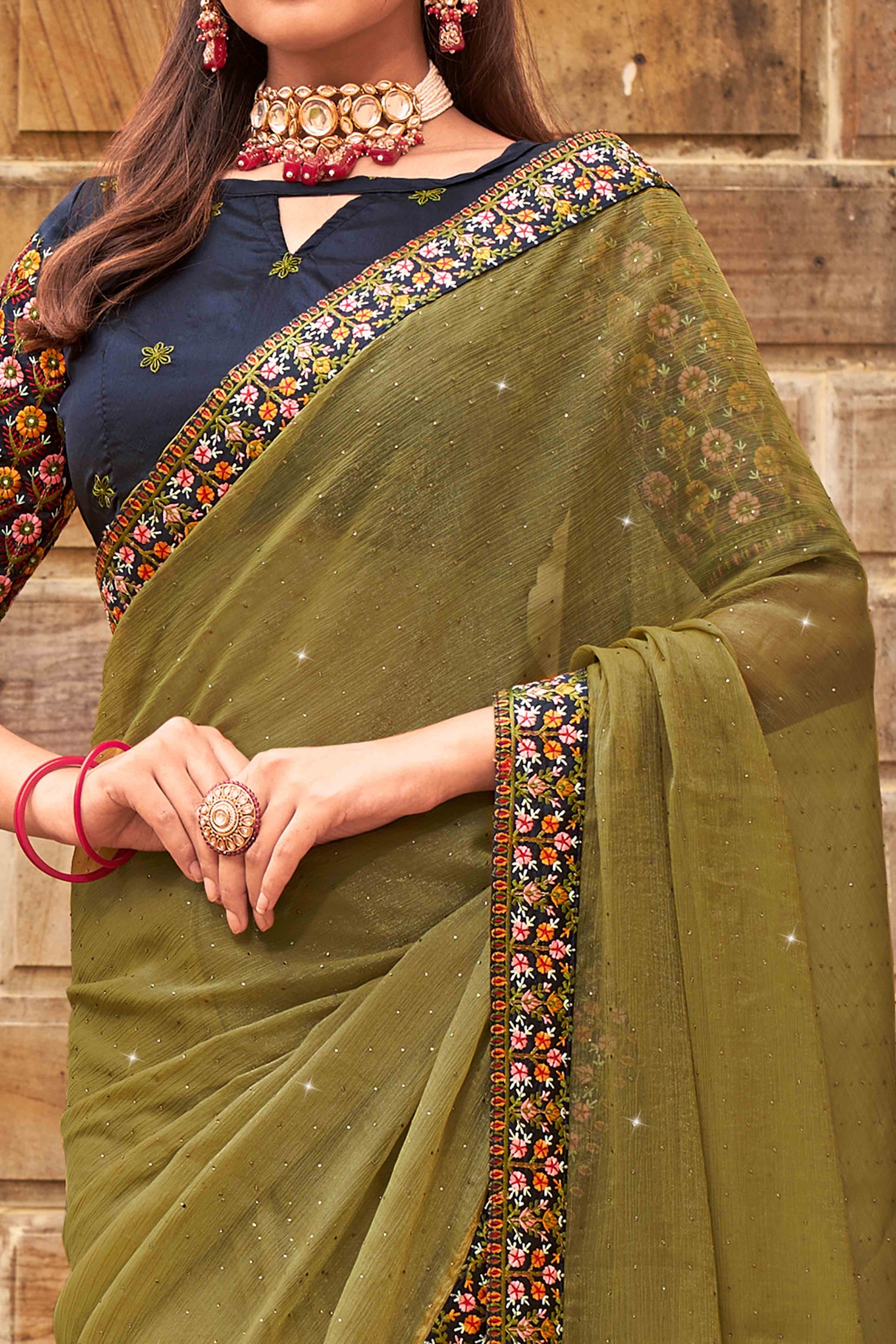 green-swarovski-work-embroidered-shimmer-saree