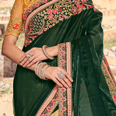 green-and-yellow-sequins-with-floral-embroidered-organza-saree
