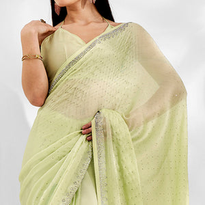 green-embroidered-beads-stones-satin-saree