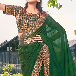 green-solid-with-embroidered-border-georgette-saree-1