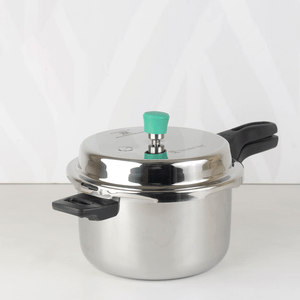 RapidCuk Tri-ply Stainless Steel Pressure Cooker, Premium Quality, 3 Layer Thick Body, Heavy Bottom, 100% Safe, ISI Certified, 5 Yr Warranty, Induction & Gas, 2/3/5L