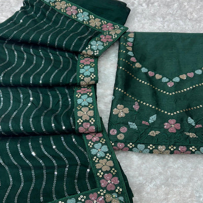 green-sequins-embroidered-vichitra-silk-saree