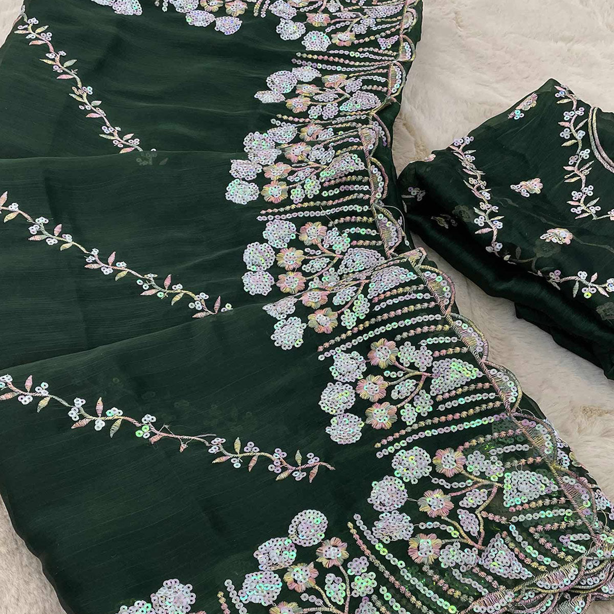 green-sequins-embroidered-chiffon-saree-3