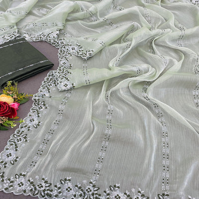 green-sequins-embroidered-chiffon-saree-5