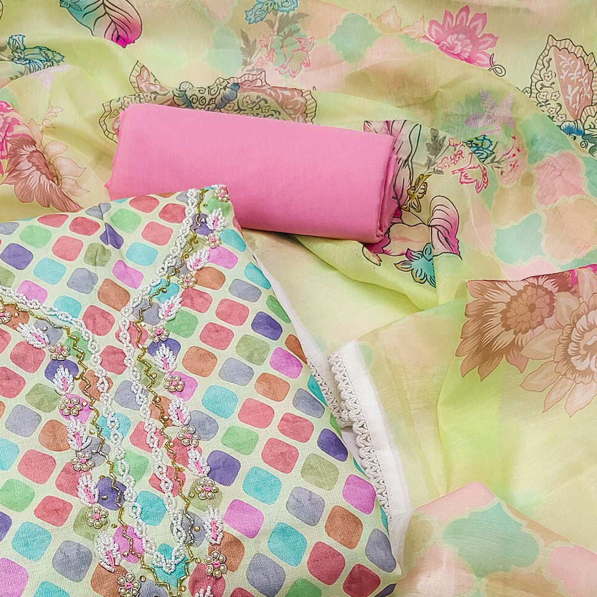 green-printed-with-handwork-pure-cotton-dress-material-3
