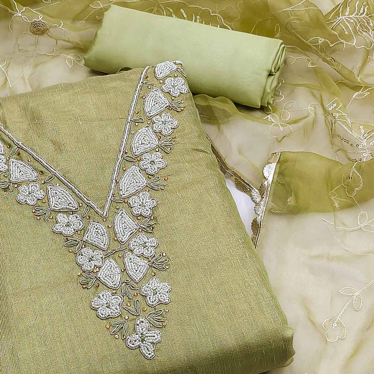 green-embroidered-moti-work-pure-cotton-dress-material