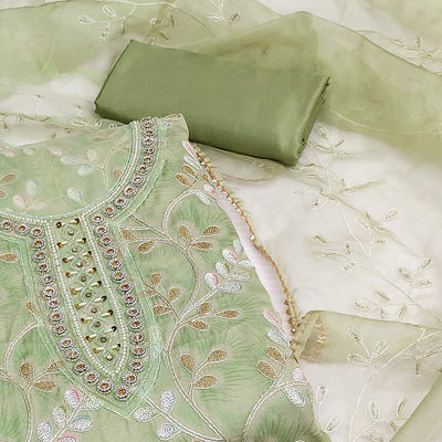 green-embroidered-organza-dress-material-1
