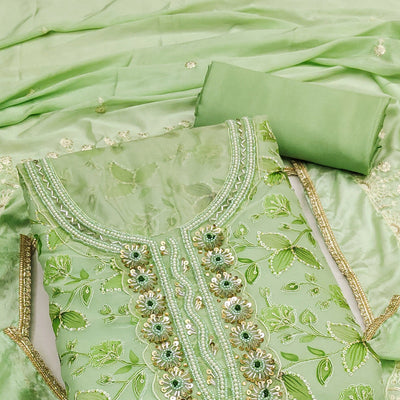green-floral-hand-embroidered-organza-dress-material