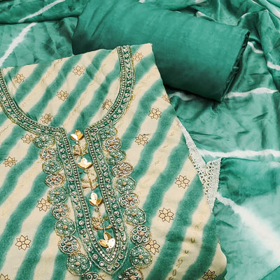 green-printed-with-hand-embroidered-pure-cotton-dress-material