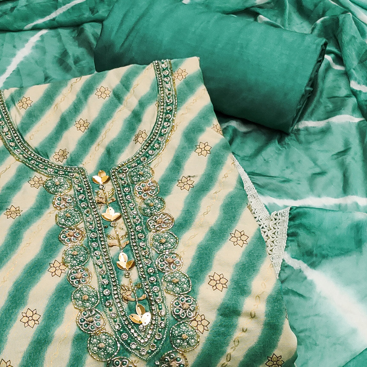 green-printed-with-hand-embroidered-pure-cotton-dress-material