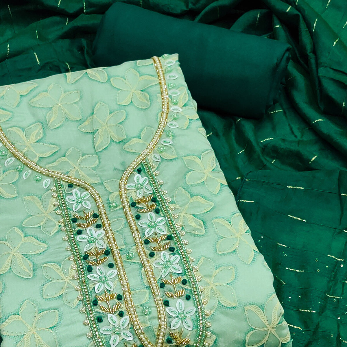 green-floral-printed-with-hand-embroidery-chanderi-dress-material