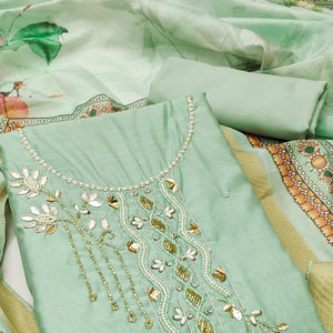 green-floral-hand-embroidery-chanderi-dress-material