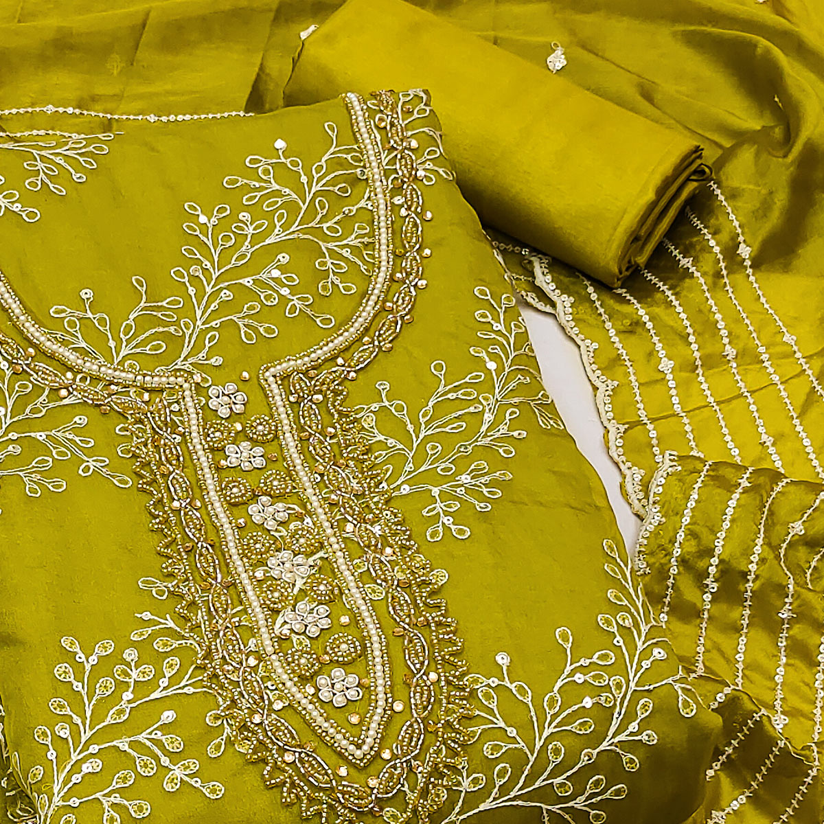 green-sequins-embroidery-with-handwork-organza-dress-material