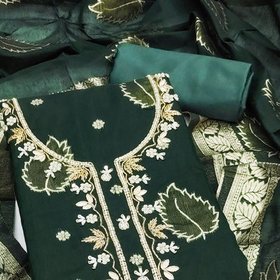 green-floral-woven-with-handwork-chanderi-banarasi-dress-material